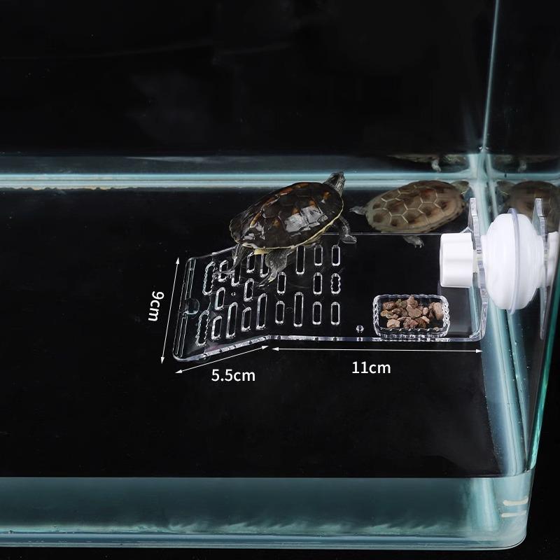 Turtle Tank Basking & Climbing Platform - Eco-Friendly Floating Resting Slope for Deep Water & Small Fish Tanks