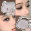 Kakashow Matte Highlight & Contour Powder: Brighten Face, Nose, and Side Shadow with White Matte Finish.