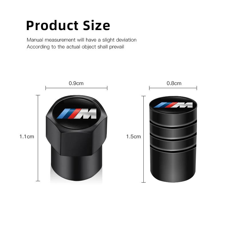 Hex Cylinder Shape Aluminum Alloy Wheel Air Valve Stem Caps For BMW M Sport Stem Caps1