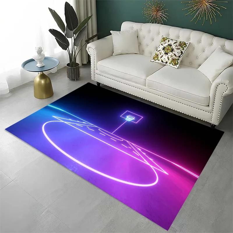 Basketball Pattern Floor Mats Door Decoration Home Living Room Floor Mats