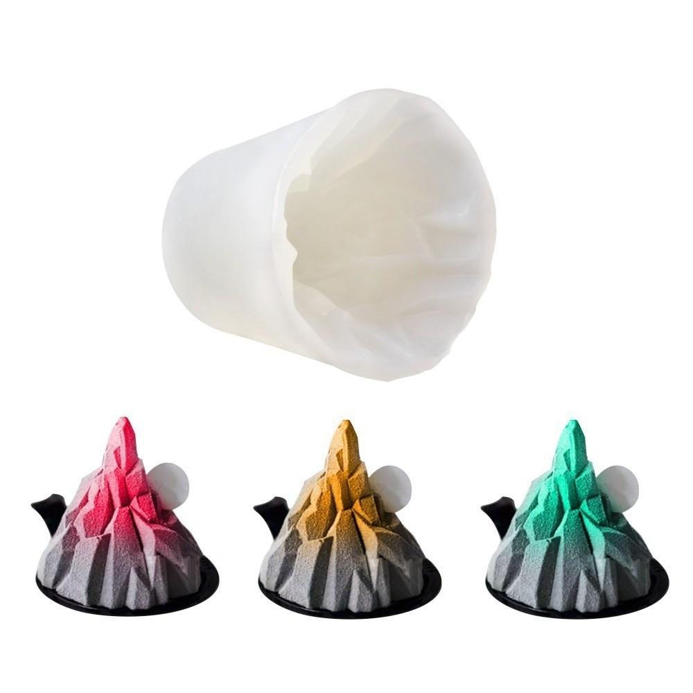 Food Grade Silicone 3D Iceberg Mousse Cake Mould Heat Resistant Handmade Snow Mountain Mould BPA Free Flexible