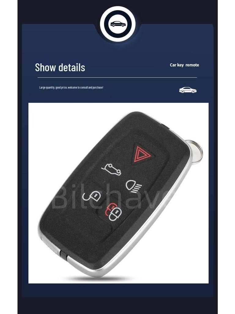 Carcasă Cheie cu Telecomandă cu 5 Butoane pentru Land Rover Range Rover Discovery 4/Sport/Velar/Evoque