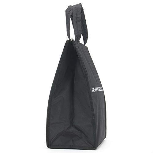 DEAN & DELUCA Women's Cooler Bag, Medium, Insulated, Lightweight, Large Capacity (Black)