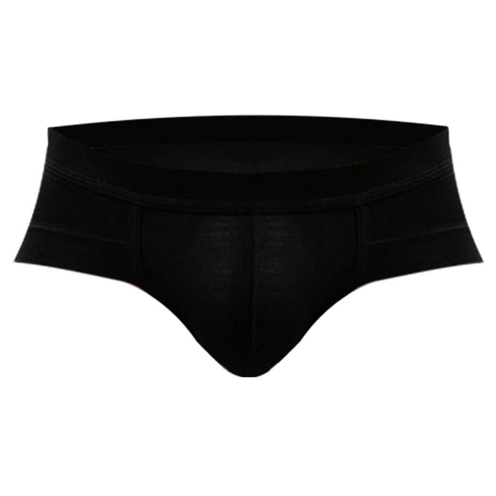 Mens Double Thong Cotton Boxers  Briefs Shorts Soft Bodybuilding Pouch Underpants