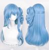 Cosplay Suisei lämplig för cosplay med dedikerat nät och blå värmetålig peruk, Hoshimachi, förklädnad, peruk, kam, (c)