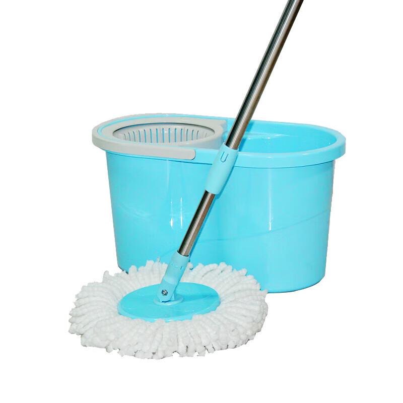 Miaojie Hands-Free Spin Mop with Bucket
