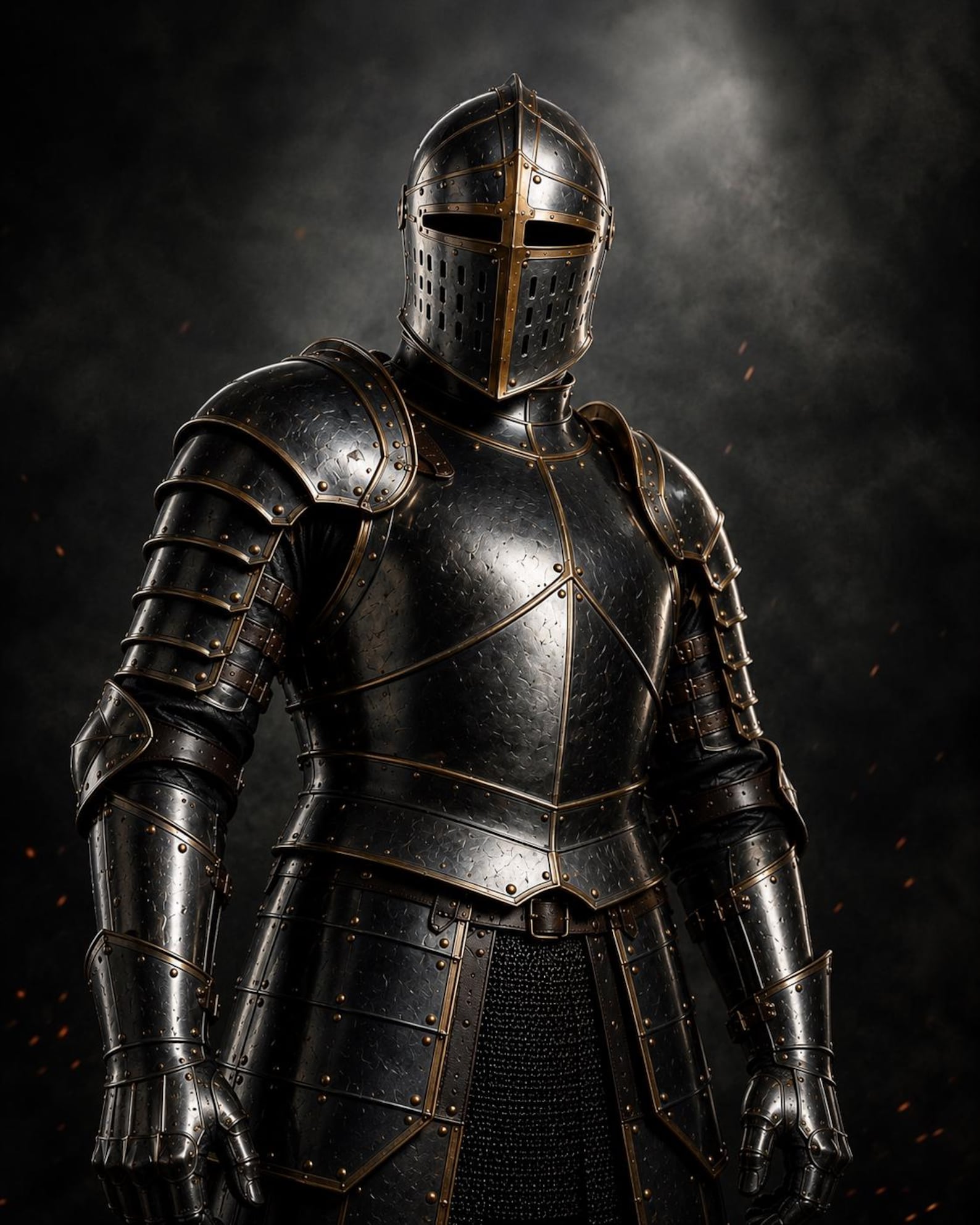 Medieval Knight Costume Full Body Armor LARP Cosplay Outfit S , M , L , XL , XXL . серебряный