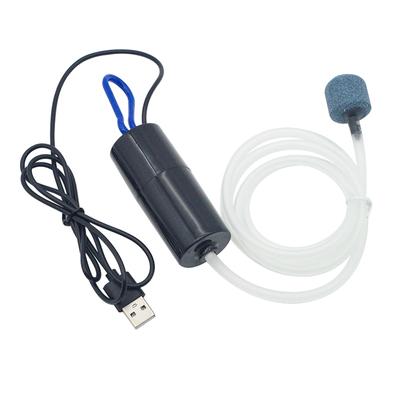 Akwarium pompa powietrza tlenu akwarium USB cicha sprężarka powietrza Aerator Mini małe akcesoria do natleniacza