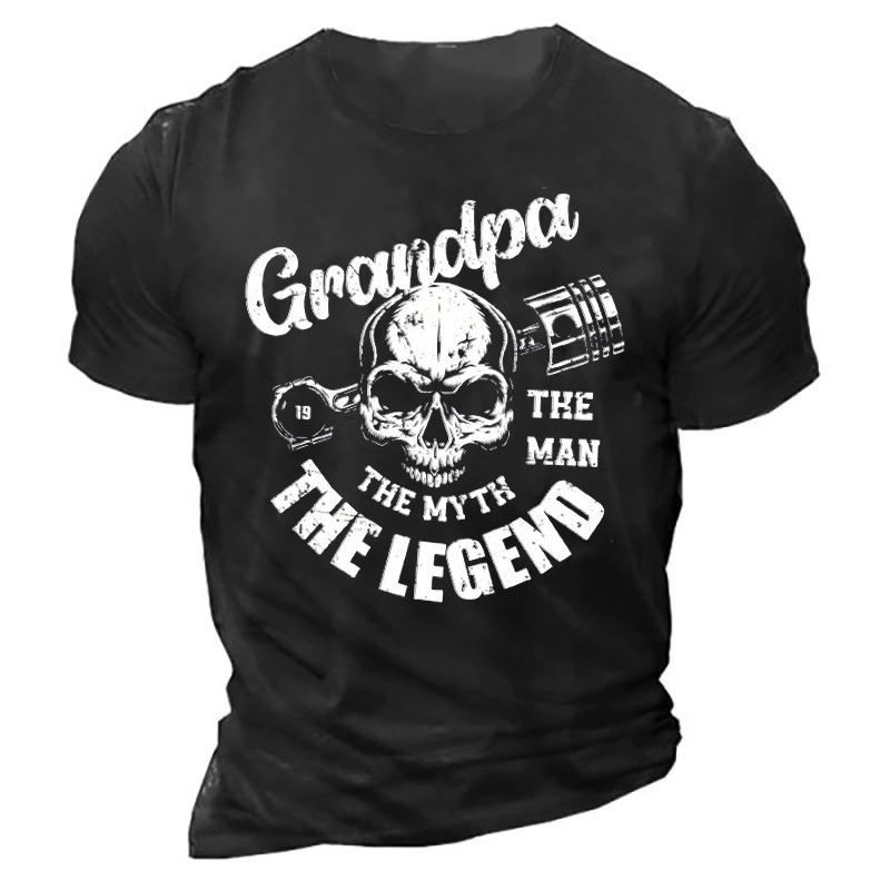 Pánská trička, letní volná, ležérní, módní, kulatý výstřih, 3D potiskem, krátký rukáv, top