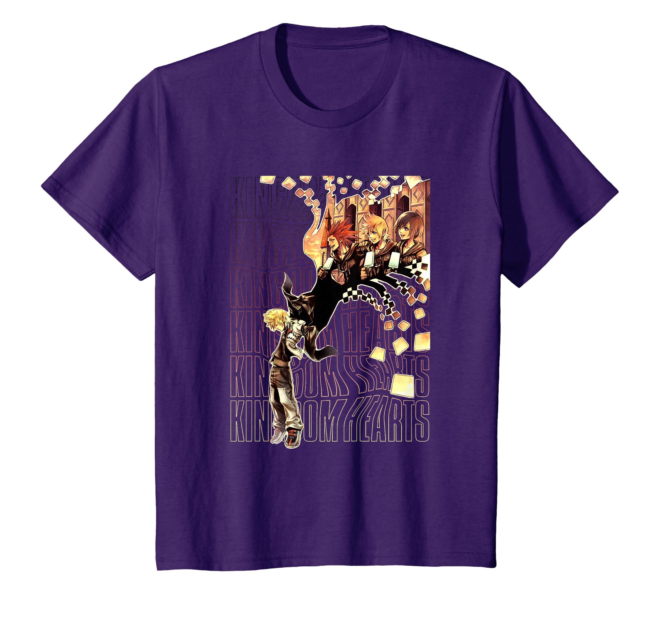 Disney Kingdom Hearts Сора Мороженое Память Сундук Портрет Футболка
