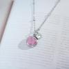 Cat Eye Rhinestone Clavicle Necklace: Full Titanium Steel, Luxury Summer Design for Women’s High-End Style