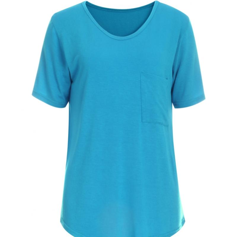 Shop   Women Daily Slim Loose FiT V Neck Color ShorT sleeVe T shirT Dai Wsh 0902
