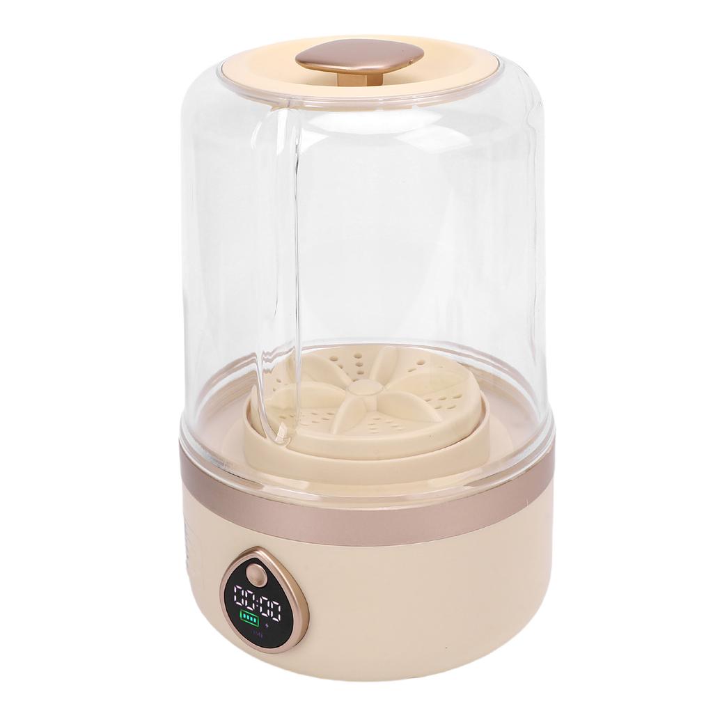 Portable Mini Washing Machine Cordless Small Laundry Washer Underwear Sock Compact Washer for Apartment Dorm Hotel