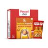 Pansari Instant-Tee-Premix Masala Chai - Pansari Instant Masala-Tee-Pulver | 15 Beutel x 14g | Desi Chai Premix | Nur heißes Wasser hinzufügen | Fertig in 1