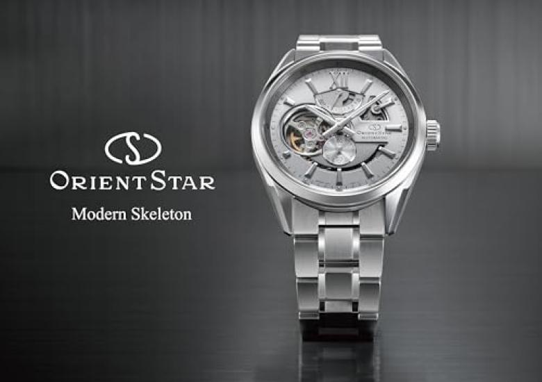 [Orient Star] ORIENT STAR Automatisk Klokke Modern Skeleton Mekanisk Laget i Japan 2 Års Innenlandsk Produsentgaranti Open Heart RK-AV0125S Herre