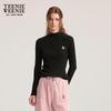 Teenie Weenie Women's Half-High Collar Knit Sweater