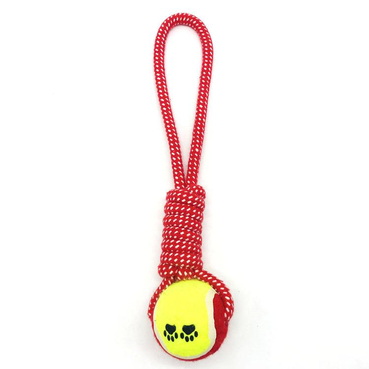 Cleaning Tooth Toys Pet Supplies Durable Braided Rope Toy Cat Dog Cotton Rope Ball Toys for Dogs