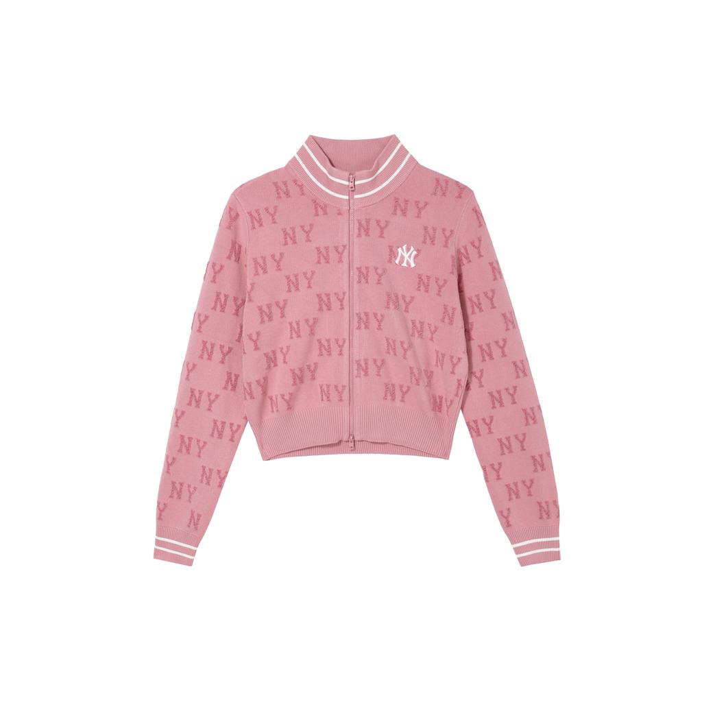 New MLB New York Yankees Cropped Coat Women's Pink 3FKCM0344-50PKS