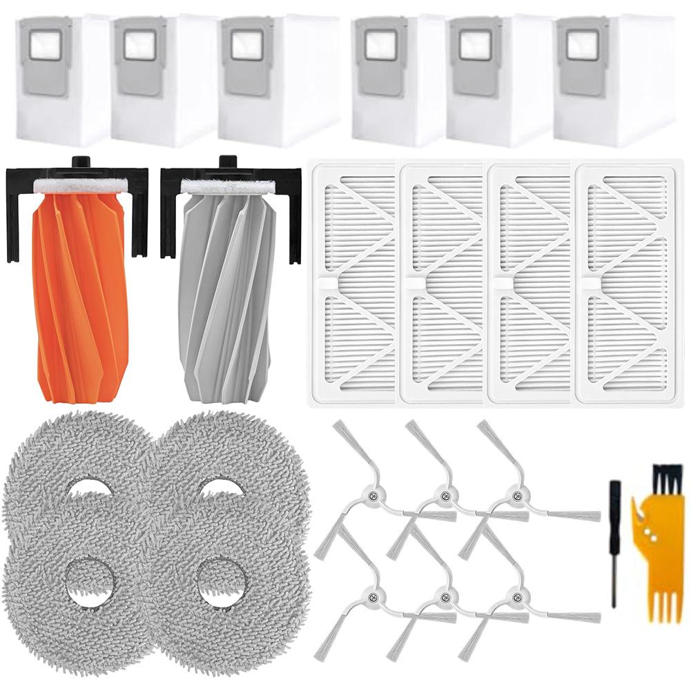

Main Side Brush Filter Mop Cloth Kit For DJI For ROMO S, For ROMO A, For ROMO P Robot Vacuum Cleaner With Dust Bags