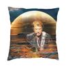 Fashion Johnny Hallyday Cushion Cover X Soft Singer French France Pillow Case for Car Square Pillowcase Home Decorative