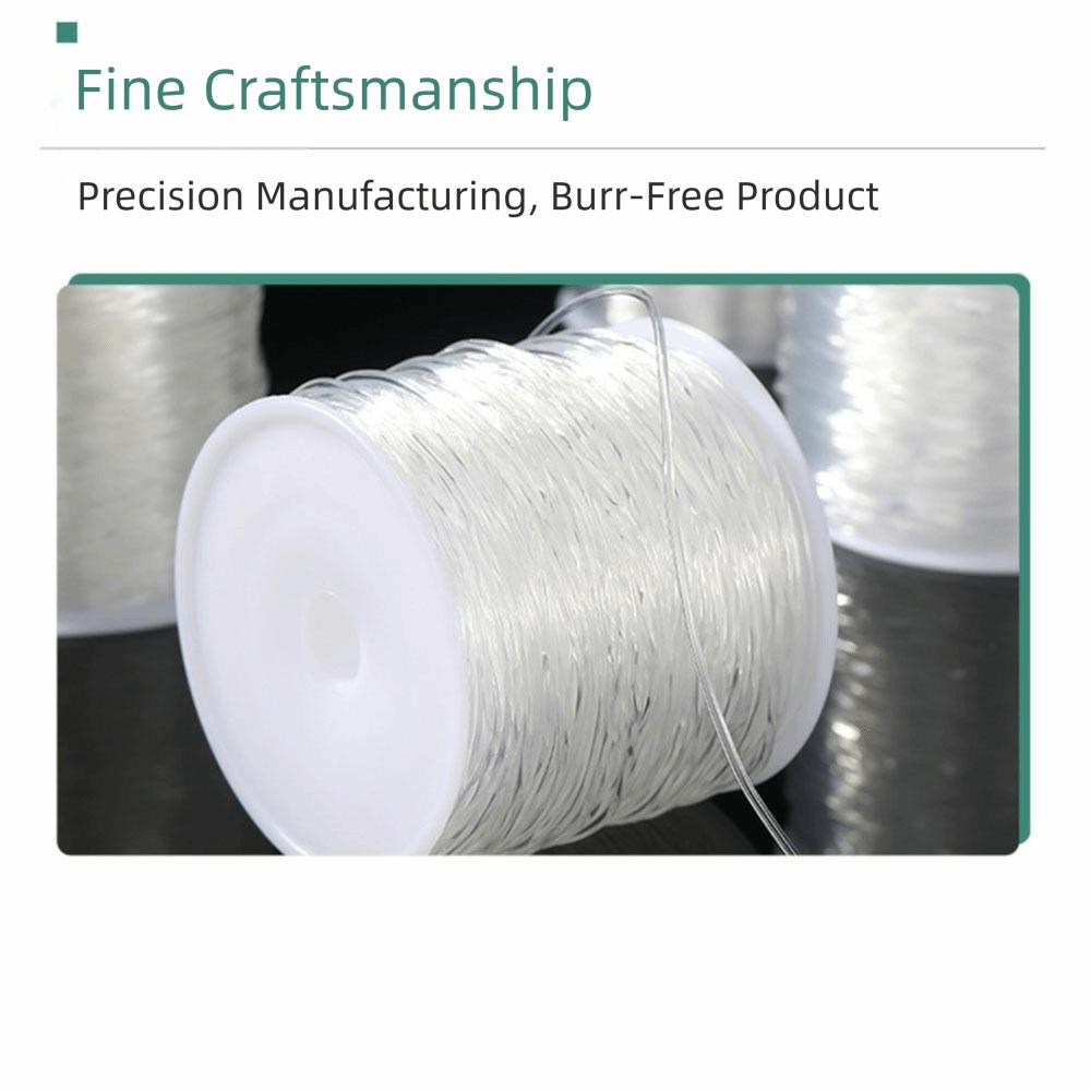 0.4-2mm Elastic Crystal Cord Crystal Clear Elastic Bracelet String Jewelry Making Material