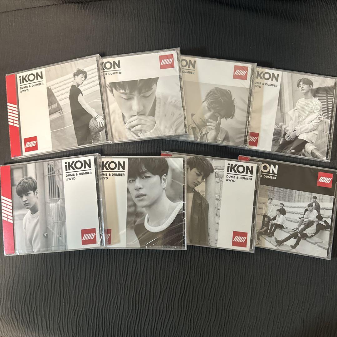 

[USED] iKON DUMB&DUMBER CD 8-piece set