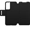 Folio renforcé - otterbox - samsung g s22+ 5g - cuir - noir - coque rigide
