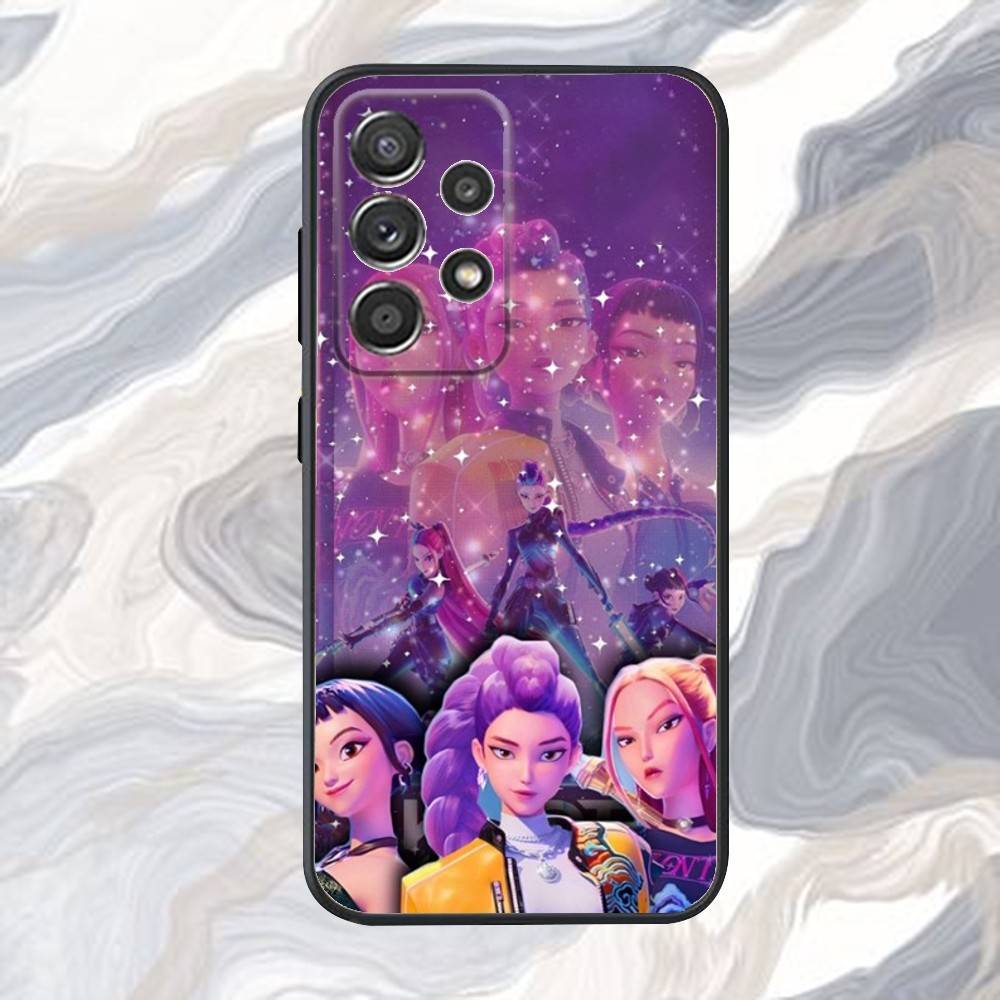 KPOP D-Demon-ns H-Hunters Handyhülle Für Samsung S25,S24,S21,S22,S23,S30,Ultra,S20,Plus,Fe,Lite,Note,10,9,5G Schwarzes Cover