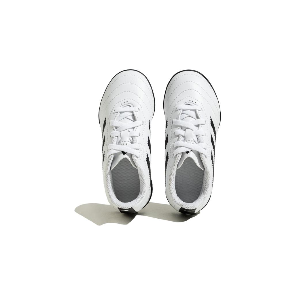 Adidas Goletto 8 Comfortable Shock Absorbing Durable Low Top Kids Soccer Shoes Kids Soccer Shoes White Black HQ4485