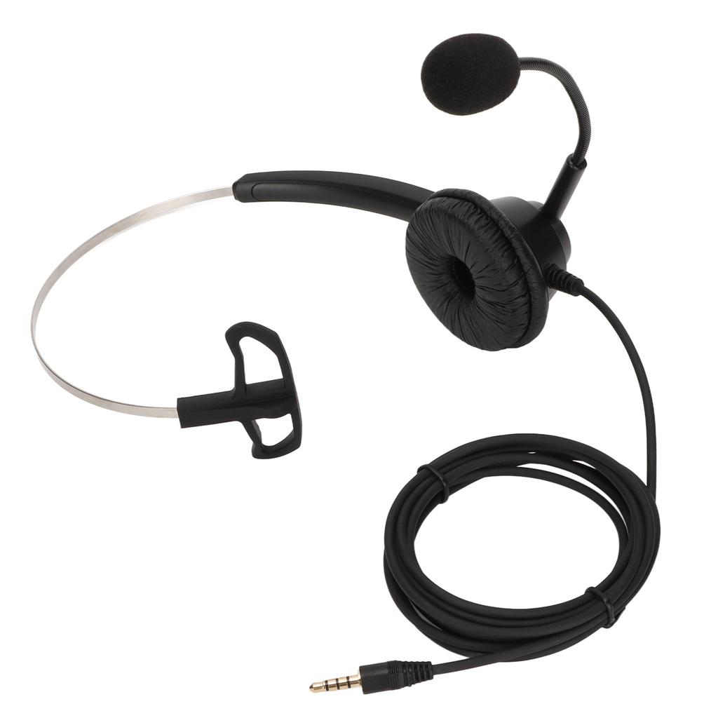 H360‑3.5 Telephone Headset Noise Reduction Comfortable Single Sided Business Headset for 3.5mm Jack