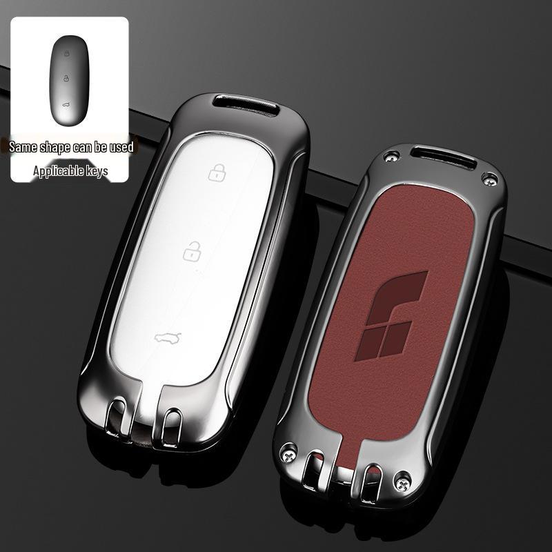 Compatible Ideal L7 Key Cover for 2023 Ideal One L8 Car, Protective Shell with Key Buckle for Men and Women