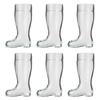 Beer Glass, Boot Beer, Boot-shaped Beer Glass Set of 6 - 1 Liter