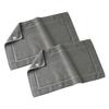 oruTa Bath Mats, Set of 2, Imabari Toweling, Washable, Made In Japan, Absorbent, Quick-Drying, 100% Cotton, Ideal for Hotels and Inns, Approximately 6