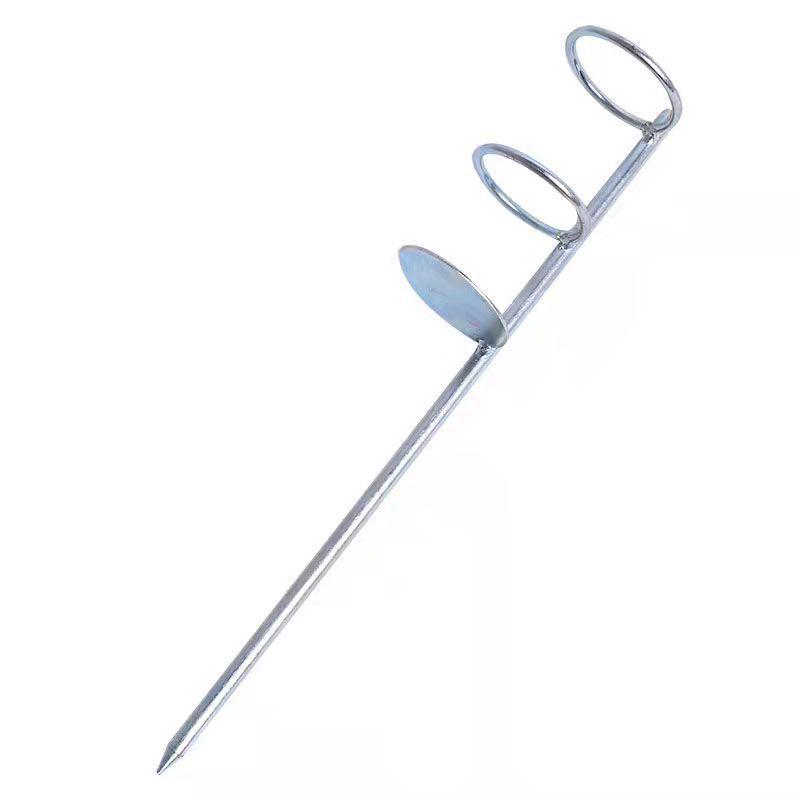 

Двойной круглый кронштейн для заземления удилищ Sea Rod; Простой, прочный и практичный аксессуар для рыболовных снастей. 49cm