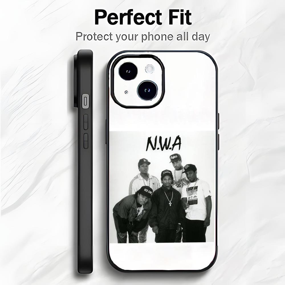 Rap Pioneers N-N.W.A Phone Case Phone Case Soft Packaging Lightweight For iPhone17 16 15 14 13ProMax