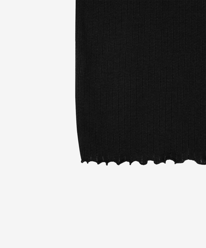 BASIKA Wave Basic Layered T-Shirt (Black)