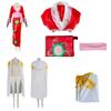 Anime One Piece Kaiserin Hancock Cosplay Kleidung Roter Cheongsam Kimono Element Kostüm