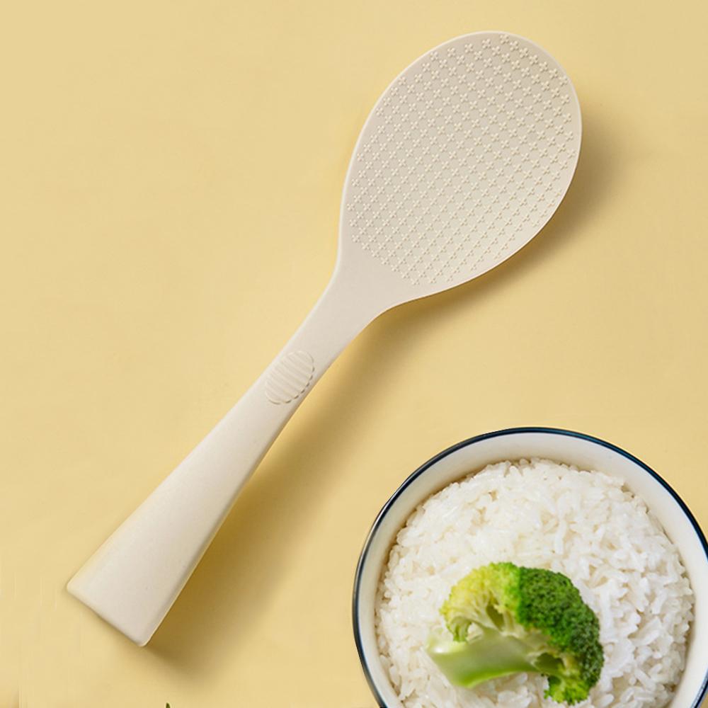 Silicone Rice Spoon Paddle Standing 1/2Pcs Non Stick Rice Scooper Professional Rice Spatula Potato Cooker Server