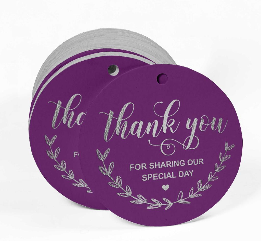 Inkdotpot Thank You For Sharing Our Special Day Bridal Shower-Baby Shower-Retirement-Wedding-Birthday Bottle Tag