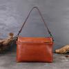 Johnature Genuine Leather Women's Bag Versatile Armpit Bag Commuting Multi-layer Shoulder Crossbody Bag