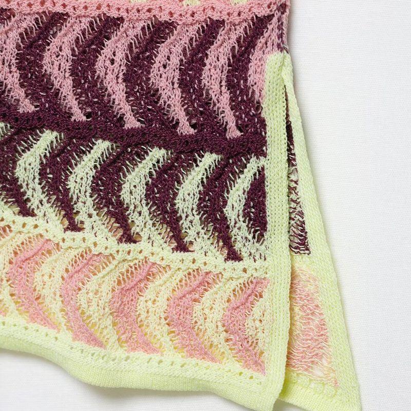 Kaslead New Women clothes Western Style Texture Knitted Asymmetric Collar Sleeveless Top 0234014 330