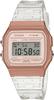 Casio Digital Quartz Watch Unisex Cheap Casio Rose Gold X Clear F-91WS-7A3 [Used]