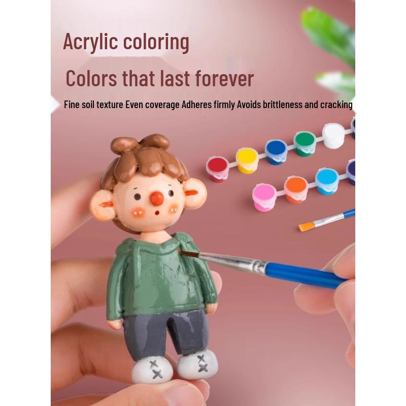 Stone Clay DIY Kit: Lightweight Polymer & Plaster Clay for Handmade Sculptures