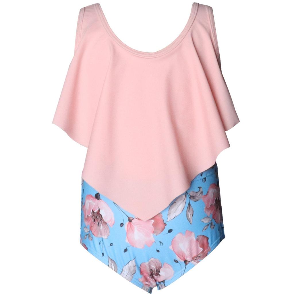 Letné dievčenské jednodielne plavky - Plavky