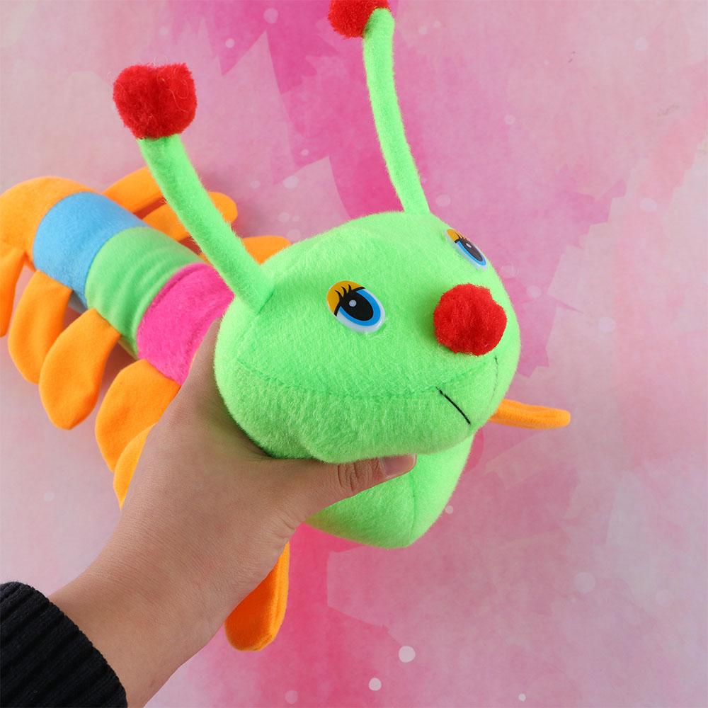 Inchworm Stuffed Plush Soft Cotton Stuffed Toys Children Doll Caterpillar Toy Stuffed Insects