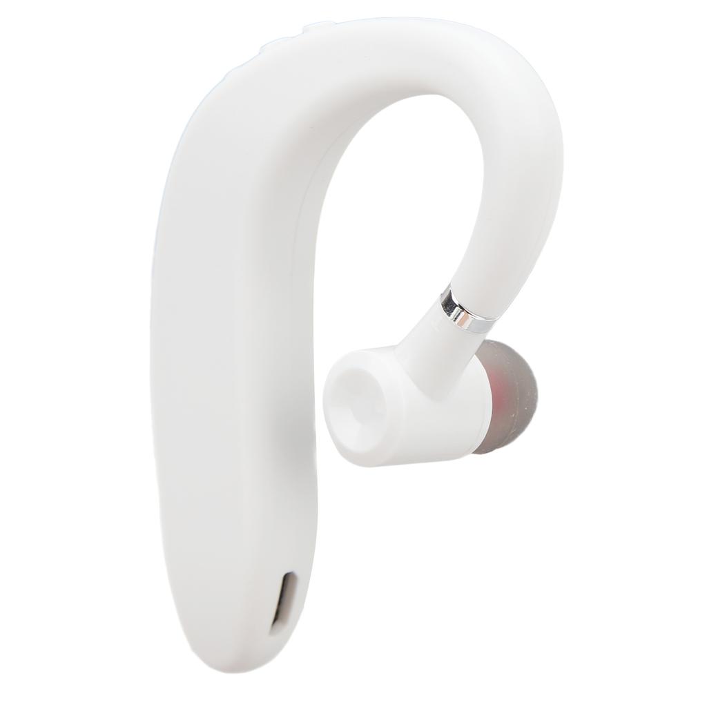 Headset Wireless Single Ear Earpiece Low Latency Hands Earphone with USB Charging Cable for Driving Running