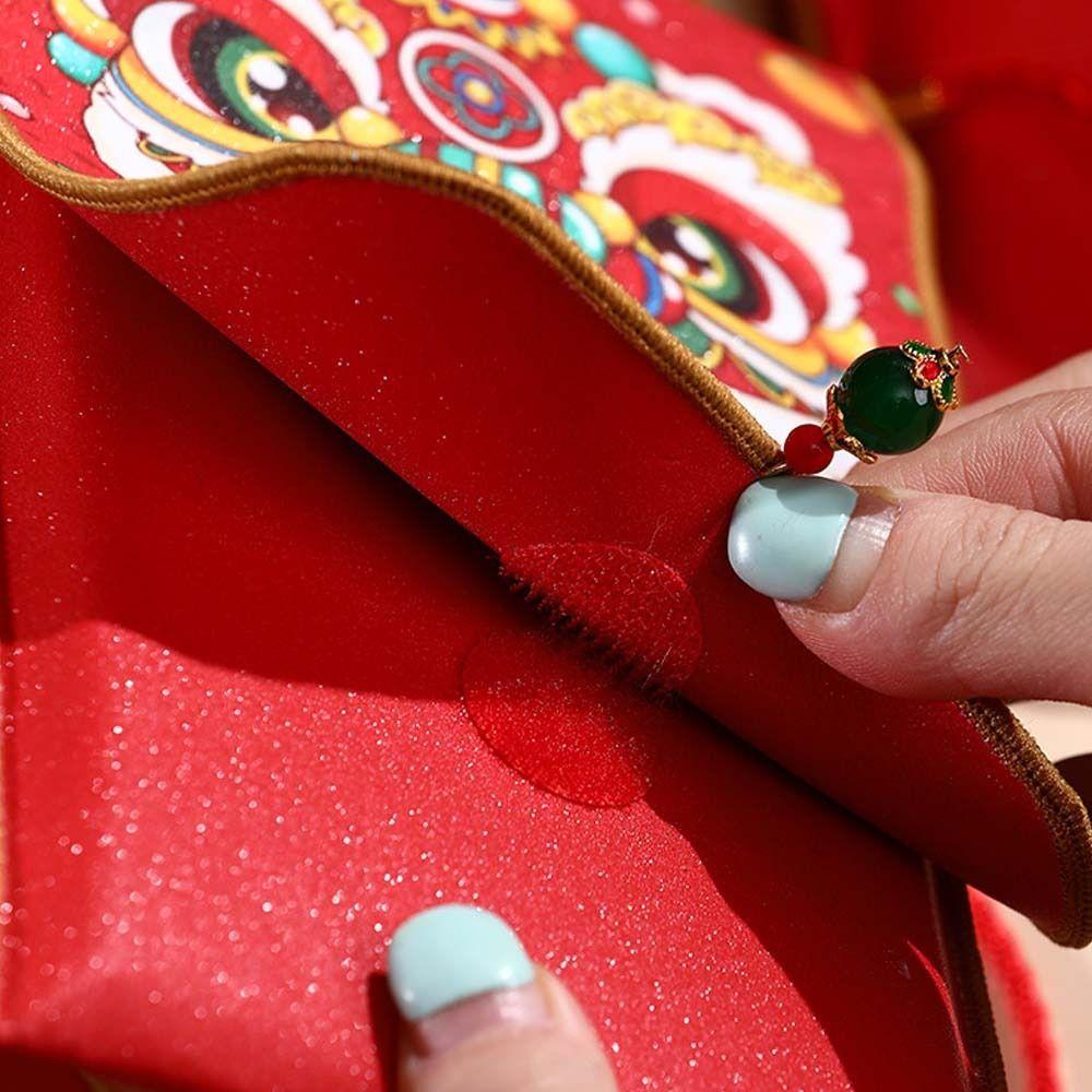 Chinese 2025 Snake Year Red Envelopes Blessing Lucky Money Pockets Money Packet  Wedding Birthday