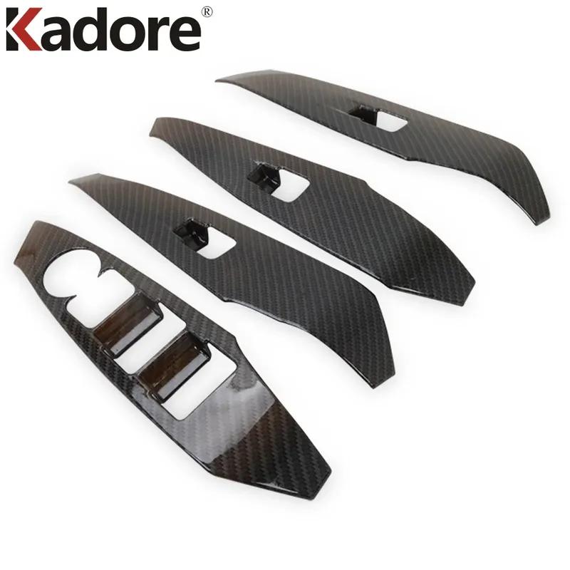 Car ide Door Armrest Window Lift Switch Button Panel Cover Trim For Mazda 6 Atenza 2017 2018 Matte Interior Accessories
