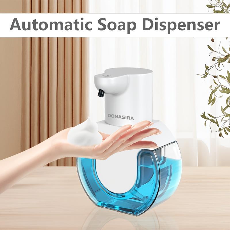 Automatic Foaming Soap Dispenser Rechargeable Touchless Hand Soap Dispenser Waterproof Wall Mounted Soap Pump for Bathroom