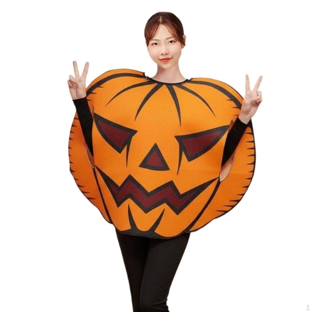 Sponge Pumpkin Suit Cartoon Design Costume Lightweight for Halloween
